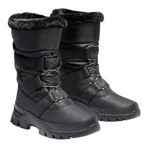 TIMBERLAND Women’s Jenness Falls Pull On Waterproof Insulated Black Boots